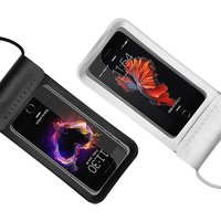 Free Shipping Within 6 inch Waterproof PU Cheap Soft Tpu Phone Bag Water Proof Phone Case Universal