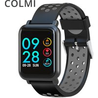 2019 touch screen smart watch with heart rate blood pressure message push for smart phone