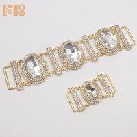 Clear Crystal Rhinestone Bikini Connectors