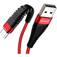 High feedback 2.1a micro usb charging cable nylon braided android micro usb data cable