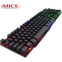 Mechanical Keyboard 104 keys Blue Switch Gaming Keyboards for Tablet Desktop light version backlit keyboard