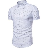 Printed Fibre Fabric Casual Shirt