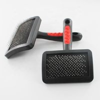 Wholesale Pet Grooming Tool Painless Pet Deshedding Dog Slicker Brush Cat Hair Remover Stainless Steel Pin Brush for Pet