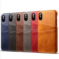 For iphone X Case, real leather Cell Phone Case For iphone X Leather case Wallet Style