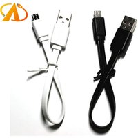 10cm black double head high speed micro usb cable