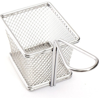 Kitchen Cooking Tool Food Presentation Tableware Food-grade Stainless Steel Mini French Fries Basket Fryer Basket