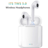 Cross-border selling I7s tws wireless Blue tooth headset 5.0 bina double pass charging bin I7 Bluetooth headset direct