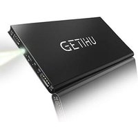 GETIHU Power Bank, 10000 mah High Capacity Portable Charger High-Speed 2 USB Ports Battery Pack with Flashlight