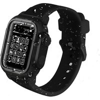 Swimming Waterproof silicone watch case For Apple iWatch All Series Sport Smart Wristband