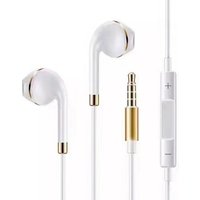 2019 New Style OEM Custom Logo Half in-ear Sport Super Heavy Bass Metal Earphone For Mobile Phones, for Promotion Gift Use