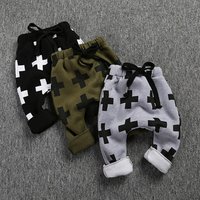 Winter Cotton Trousers Cross Pattern