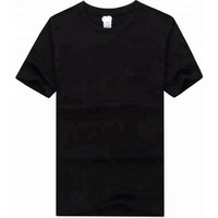 Free sample custom logo 4.9 oz 32 s 100% cotton custom plain t shirts for printing
