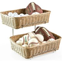 Rectangular Rattan Basket Laundry & Cleaning