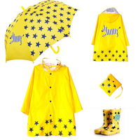 Kids Cartoon Raincoat Set Children Waterproof Umbrella Rain Boots Fashionable Customized Eco-friendly Convenient Raincoat