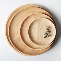 Small Wooden Plate Set