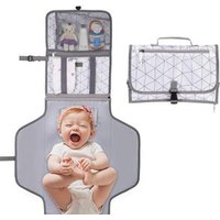 Mommy Travel Foldable Waterproof Organizer Kit Baby Portable Changing Station Pad Diaper Changer Mat