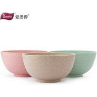 Eco Friendly Healthy Wheat Straw Plastic Bowl for Rice,Soup, Popcorn, Fruit, Salad,Cereal Dinner Party Bowls