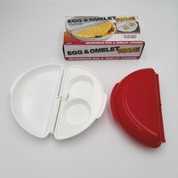 BPA FREE Non-Stick 4 Egg Capacity Plastic microwave omelette maker Egg Cooker Mold Poach Kitchen Tool