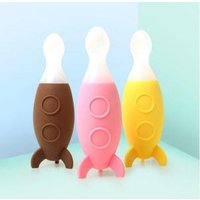 Baby products in stock silicone baby feeding spoon
