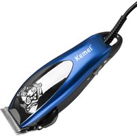 Kemei KM-4808 wholesale 9pcs/set 12W with rope reusable cat dog hair clipper trimmer set