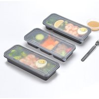 Biodegradable PLA Plastic Food Containers Disposable Takeaway Lunch Box