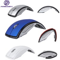 Corporate Gift Custom Logo 2.4G ARC Foldable Optical Mouse Wireless for PC Laptop