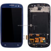 For samsung galaxy s3 lcd screen display i9300 I9305 touch screen panel with bezel china S3 display in mobile phone LCDs