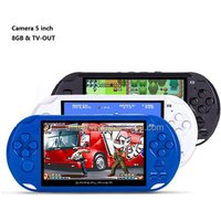 5.0 Inch Large Screen X 9 Portable Handheld Game Console X9 5'' MP5 Pocket Games Player Support Multimedia MP4 Download Games X6