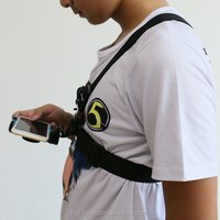 Wholesale outdoor sports wearable Chest Harness holder for mobile phone