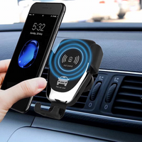 Qi Wireless Gravity Car Charger 10W Air Vent Mount Q12 Fast Charge Car Phone Holder for iPhone X/Xs/ 8/ 8Plus