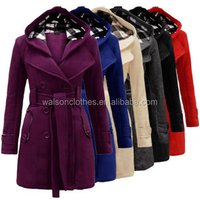 Walson Apparel Double Breasted Long Winter Parka