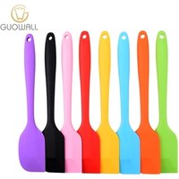 8" Heat Resistant Flexible FDA Colorful Baking Pastry Cake Tools Non stick butter Silicone Spatula