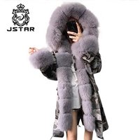 Non Toxic Warm Winter Parka Fur Collar Leather Coat
