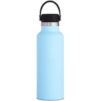 2019 high quality 18oz/ 750ml double wall stainless steel thermos sports water bottle, vacuum flask with different lid