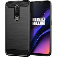 Carbon Fiber Shockproof Soft TPU Back Cover mobile Phone Case For one plus 7 Pro