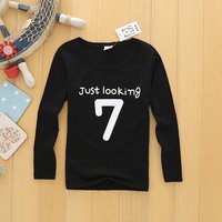 Long Sleeve Printed T Shirt Autumn Winter