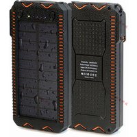 New Design Portable Outdoor 20000mAH Capacity waterproof solar panels power bank charger with Cigar Lighter for mobile phone