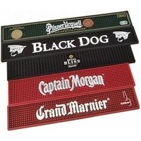 Custom Water Proof Non Slip Bar Table Mat Soft Rubber Spill Mats Beer Pads Drinking PVC Beer Bar Mat with logos
