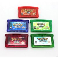 Video game cards for GBA games for Pokemon Playing Card