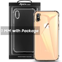 For iPhone X XS MAX XR 7 8 Shockproof Air Cushion 1MM Clear Acrylic TPU Phone Case For Huawei P30 with Retail Package