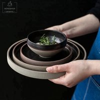 5 Piece Ceramic Vintage Dinner Set