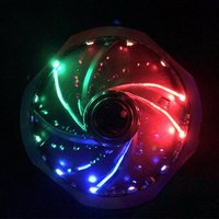 Aurora LED rgb 120mm ring rainbow high airflow cfm 120*120*25mm pc gaming case computer fan