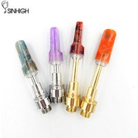 Wholesale 100% High Quality Empty Cartridge Ceramce Heating Element Thick Oil Cartomizer Cartridge Resin Mouthpiece Tip Carts