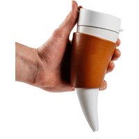 OXGIFT Wholesale Stainless steel goat horn story coffee mug