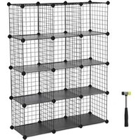 Wire Storage Cube 3 Tier Cabinet