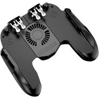 H9 Mobile Controller Six-Finggers 4 triggers Gaming Joystick Gamepad for PUBG with Cooling Fan