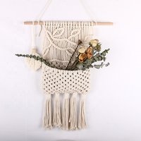 Factory DIY home decor 100% Cotton macrame plant hangers macrame wall hanging handmade for decoration