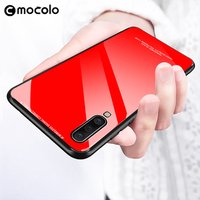 New A50 cell phone case tempered glass gradient color mobile phone cover protective case For Samsung A50 cell phone case