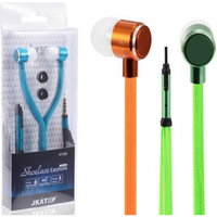 Free Sample Shoelace Headphone ;USB Cable Shoelace Headphones