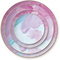 2014 new design hot sale cheap ceramic dinner plates for hotel